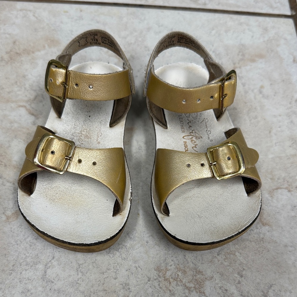 Sun San Gold Kids Sandal Size 7